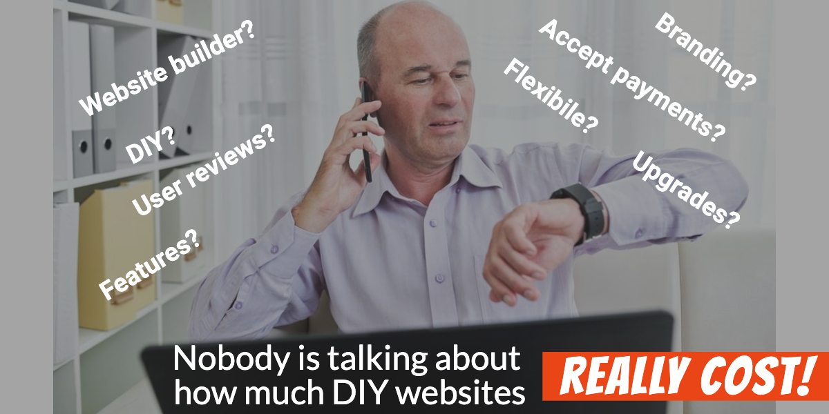 Nobody is talking about how much DIY websites REALLY cost!